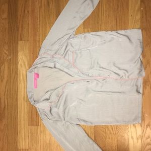 Isaac Mizrahi silk striped sleep wear